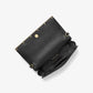 Mona Large Saffiano Leather Clutch