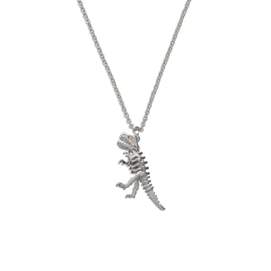 Skeletal Pexy Long Pendant Necklace