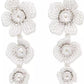 Cubic Zirconia Poppy Triple Drop Earrings