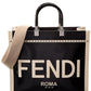 FENDI Sunshine Medium Patent Tote