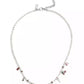 Faux Stone Signature Bowtique Charm Bib Cultured Pearl Necklace