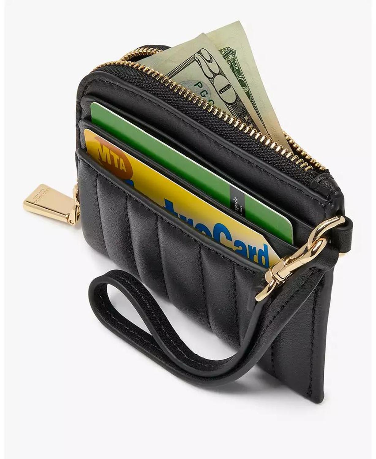 Women's Deco Coin Card Case Wristlet