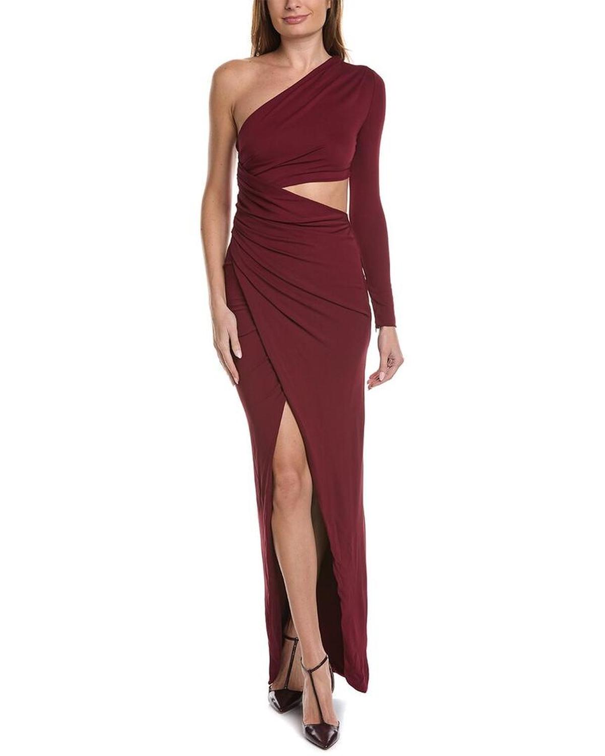 Asymmetrical Cutout Gown