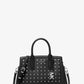 Laila Small Studded Leather Satchel