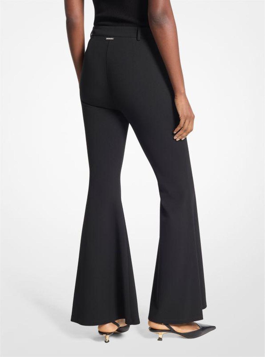 Stretch Crepe Flared Pant