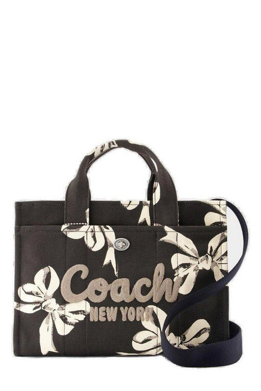 Coach Bow Printed Cargo Tote Bag