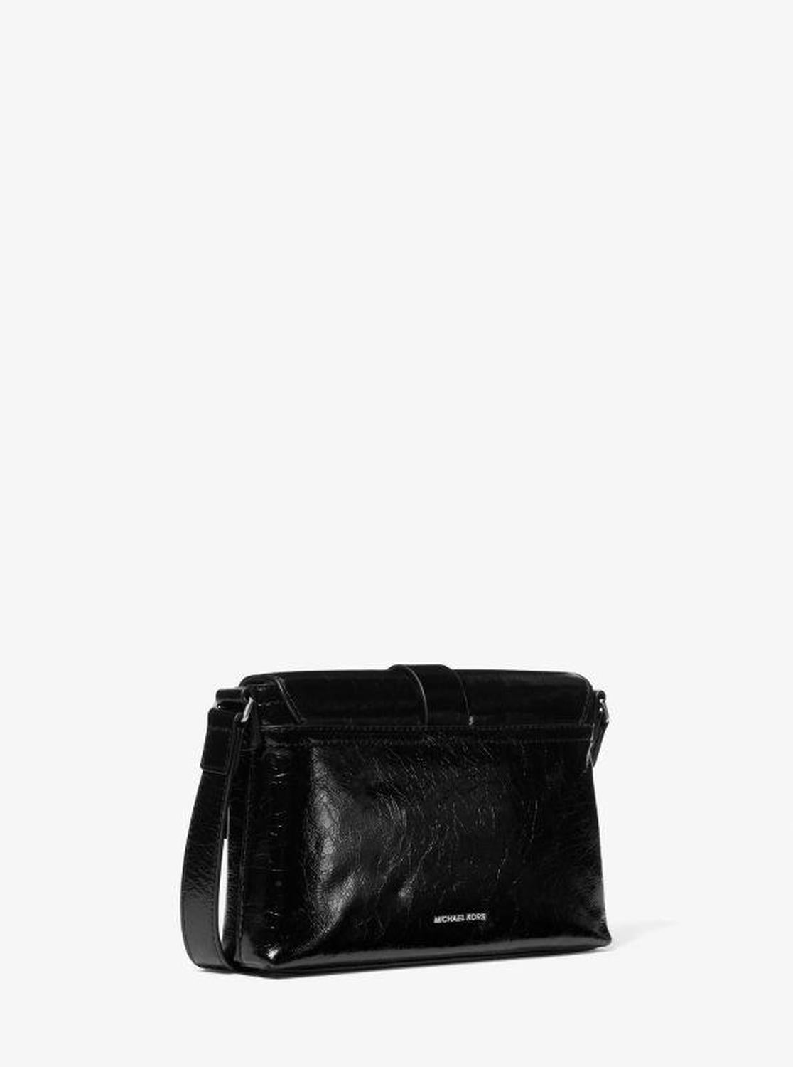 Darrington Mini Crackled Leather Crossbody Bag