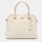 Kate Spade Ivory Quilted Leather Patternson Satchel