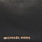 Michael Kors Black Leather Jet Set Tote