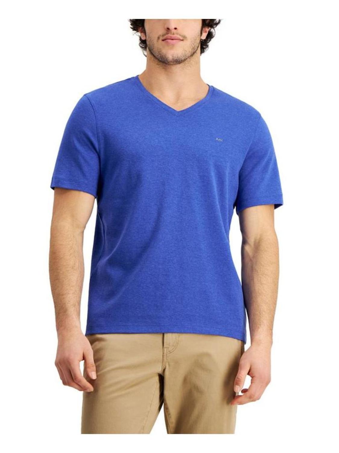 Mens Cotton V-Neck T-Shirt