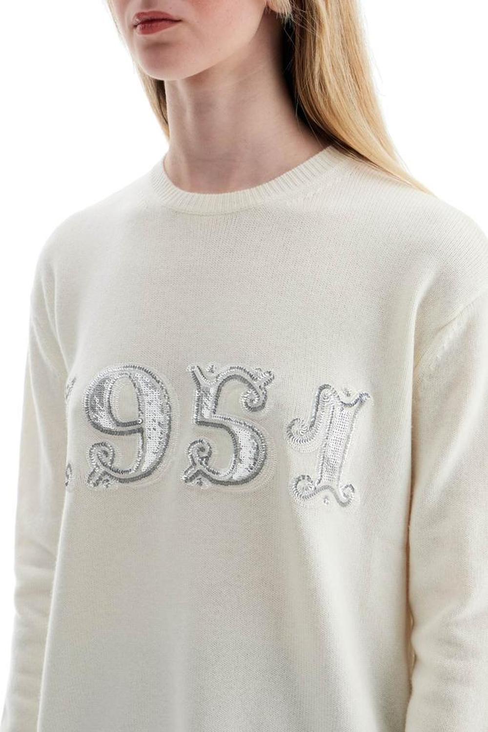 Form With Embroidery And Sequins Pullover