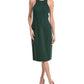 Racerback Wool-Blend Sheath Dress