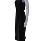 Max Mara Womens Scoop Neck Sleeveless A Line Maxi Dress Black