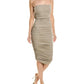 Collection Strapless Midi Dress