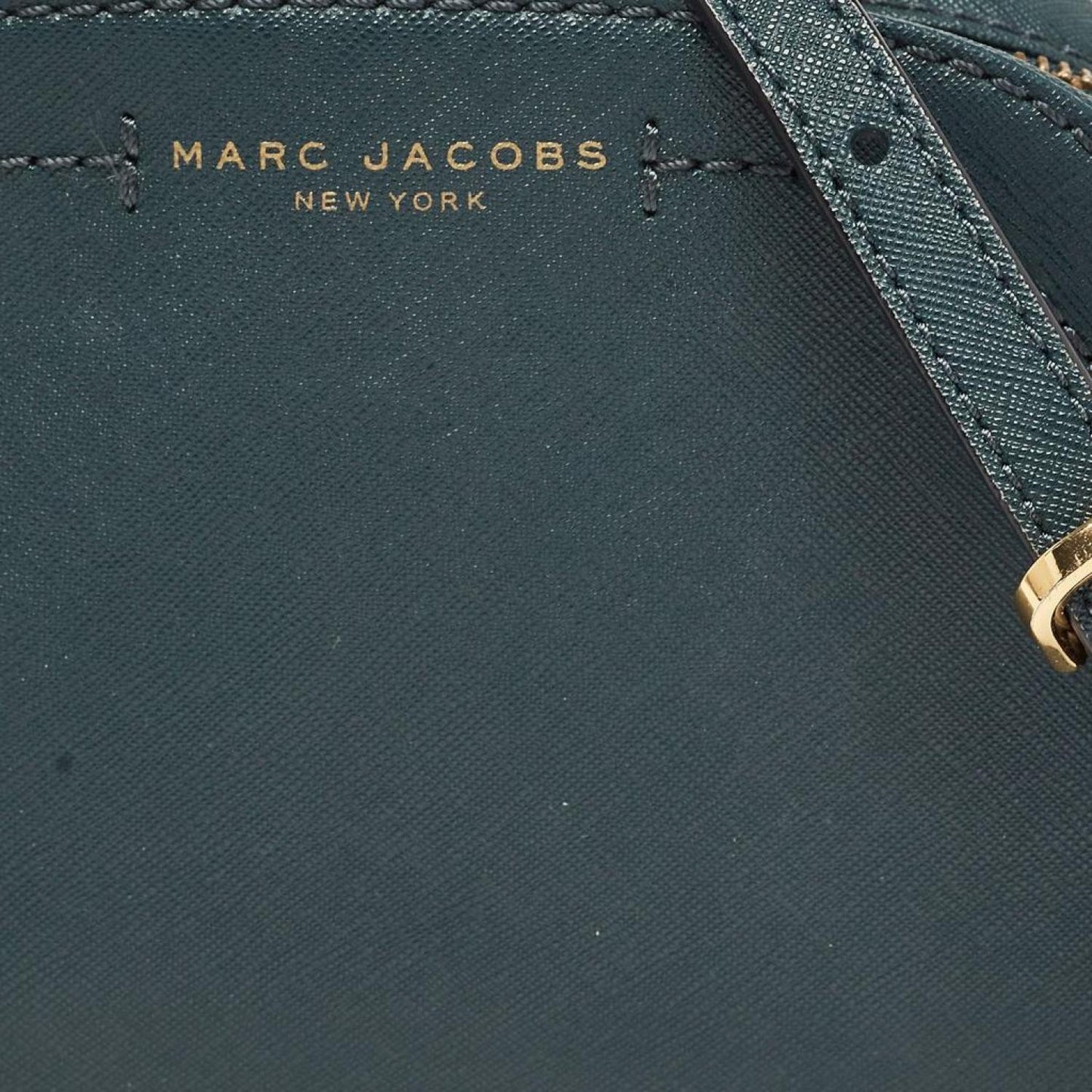 Marc Jacobs Dark Leather Playback Dome Crossbody Bag