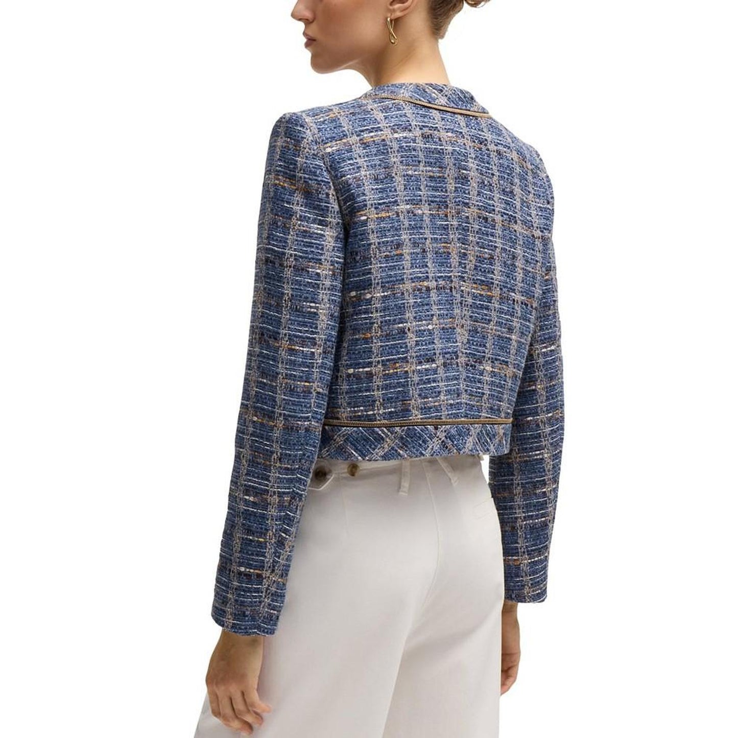 Women's Tweed Regular-Fit Jacket