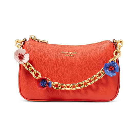 Jolie Novelty Flower Pebbled Leather Mini Convertible Crossbody