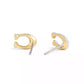 Enamel Signature C Stud Earrings