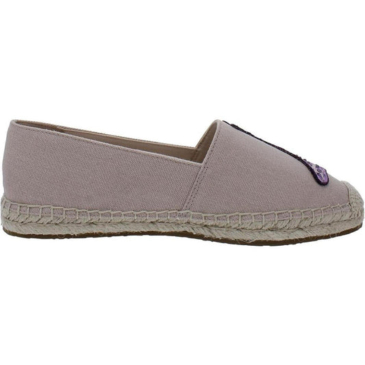 Garden Giraffe Womens Canvas Slip On Espadrilles