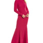 Collection Wool-Blend Fishtail Gown