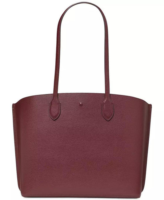 Suite Large Crossgrain Leather Work Tote