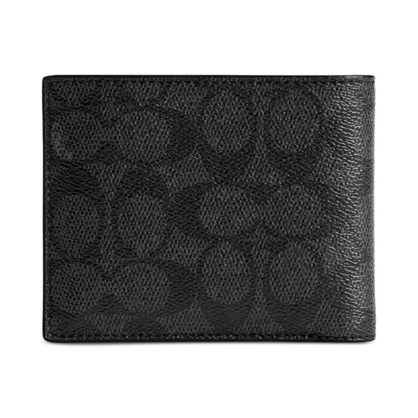 Men's Signature Canvas Three-in-One Logo Wallet