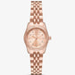 Petite Lexington Pavé Rose Gold-Tone Watch