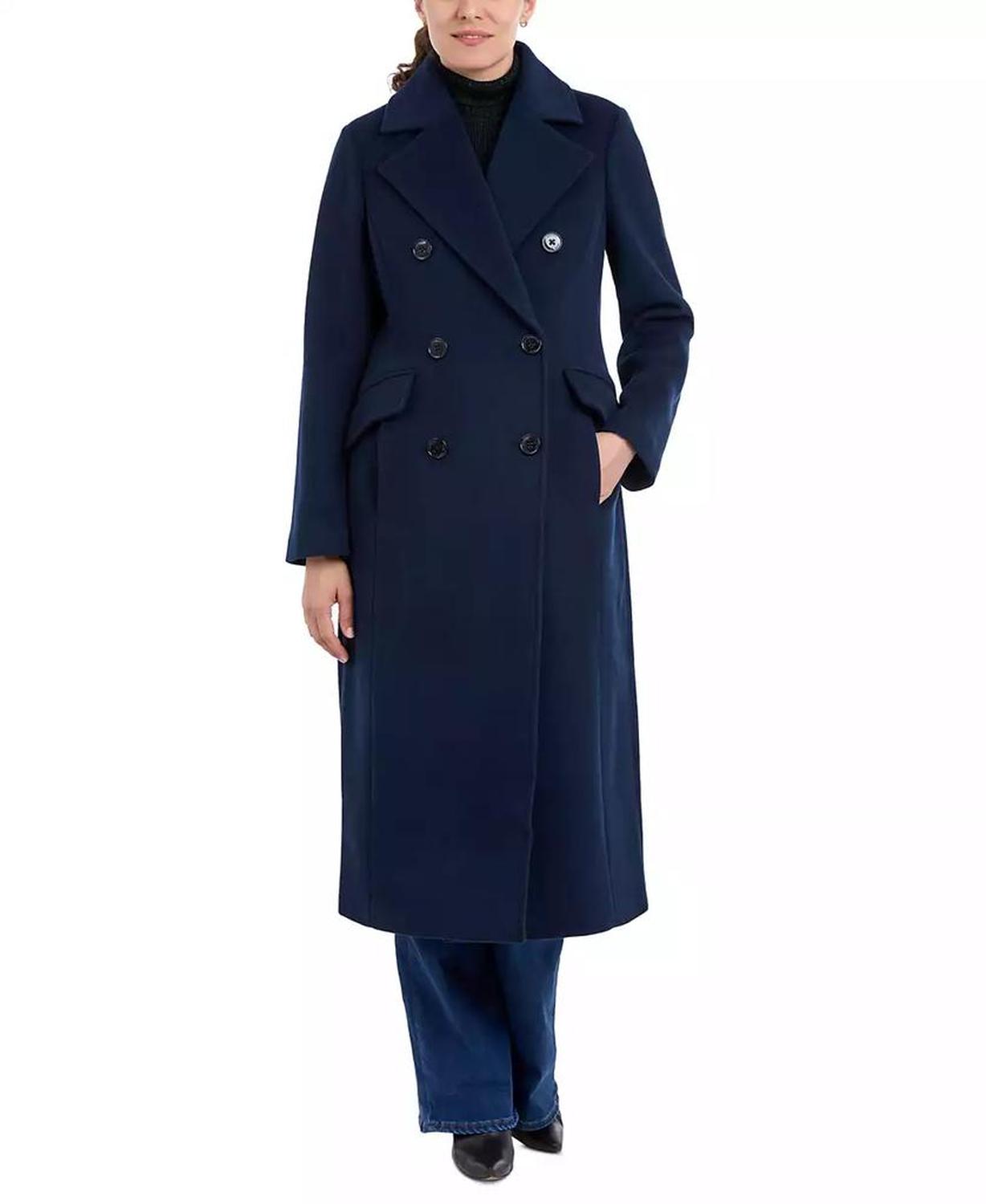 Women's Double-Breasted Maxi Coat