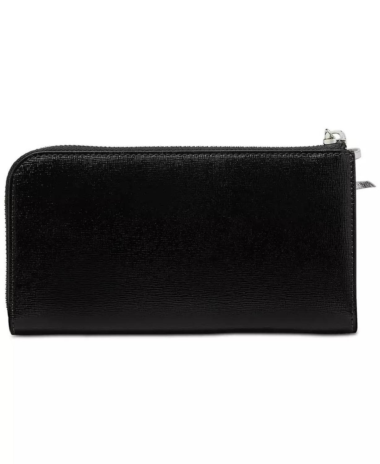 Whiskers Saffiano Leather Zip Around Continental Wallet