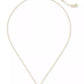 Gold-Tone Bubbly Bezel Mini Pendant Necklace, 16" + 3" extender