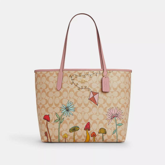 Coach Outlet Coach X Observed By Us City Tote Bag In Signature Canvas