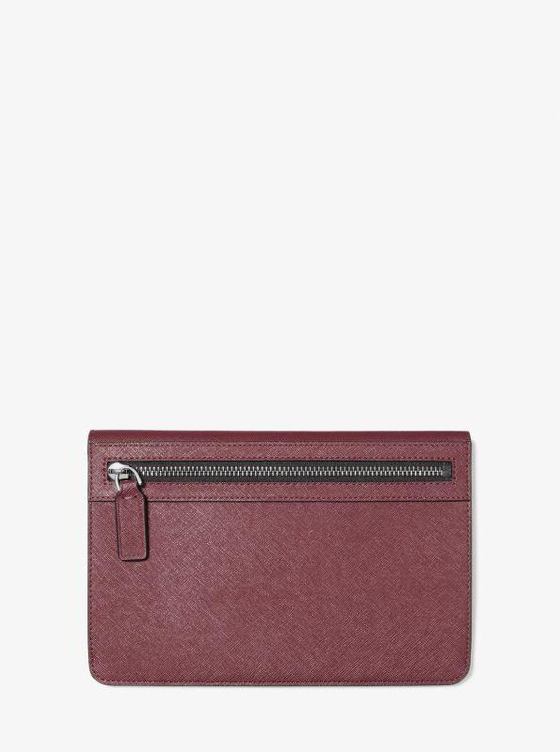 Rivington Large Saffiano Leather Wallet