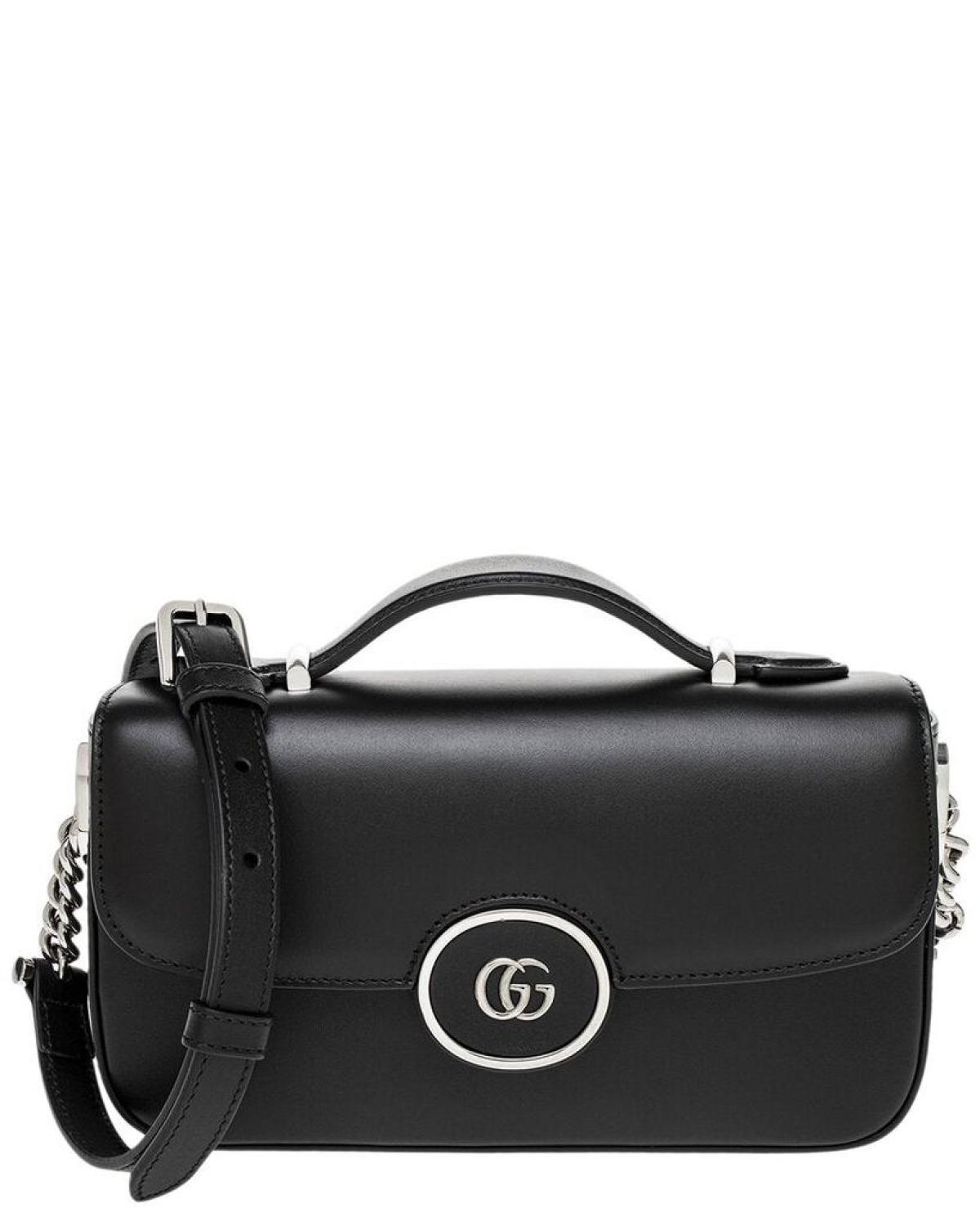 Gucci Petite Mini GG Leather Shoulder Bag