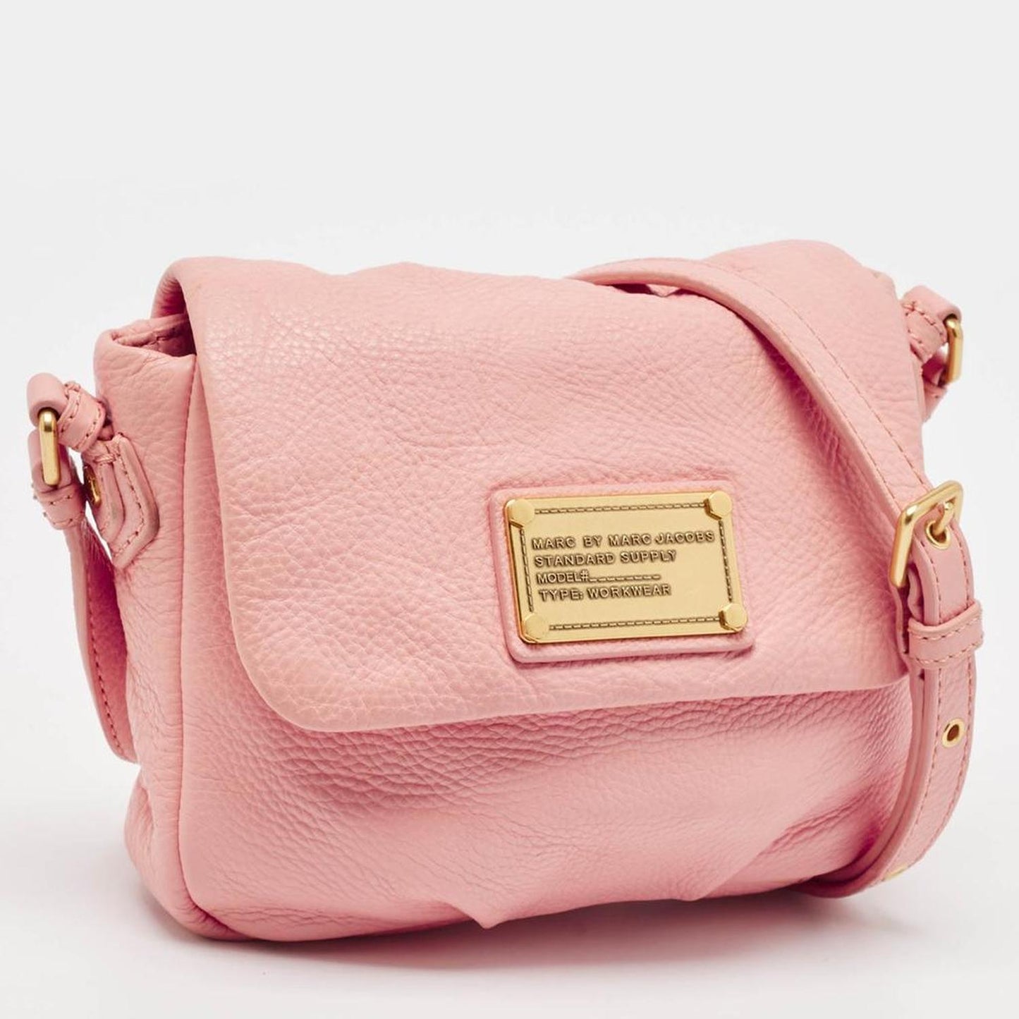 Marc By Marc Jacobs Pink Leather Classic Q Isabelle Crossbody Bag