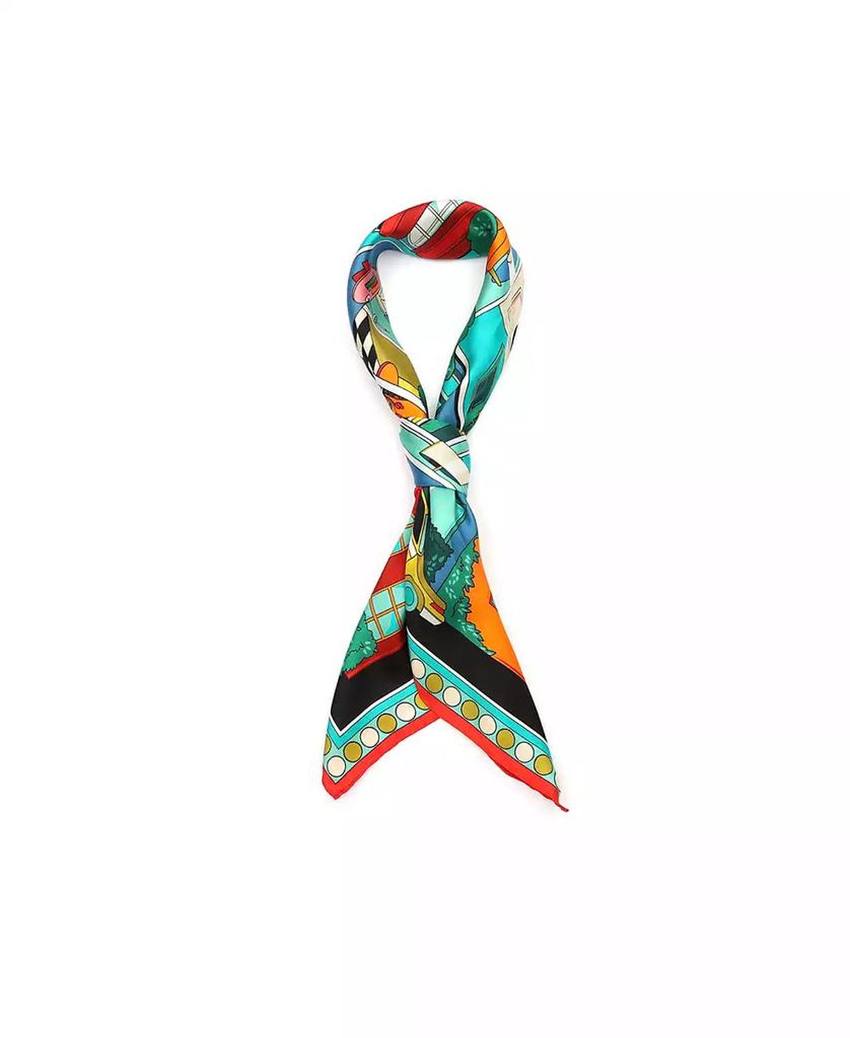 Women’s Townhouse Silk Square Scarf