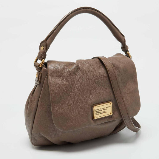 Marc By Marc Jacobs Beige Leather Classic Q Lil Ukita Satchel