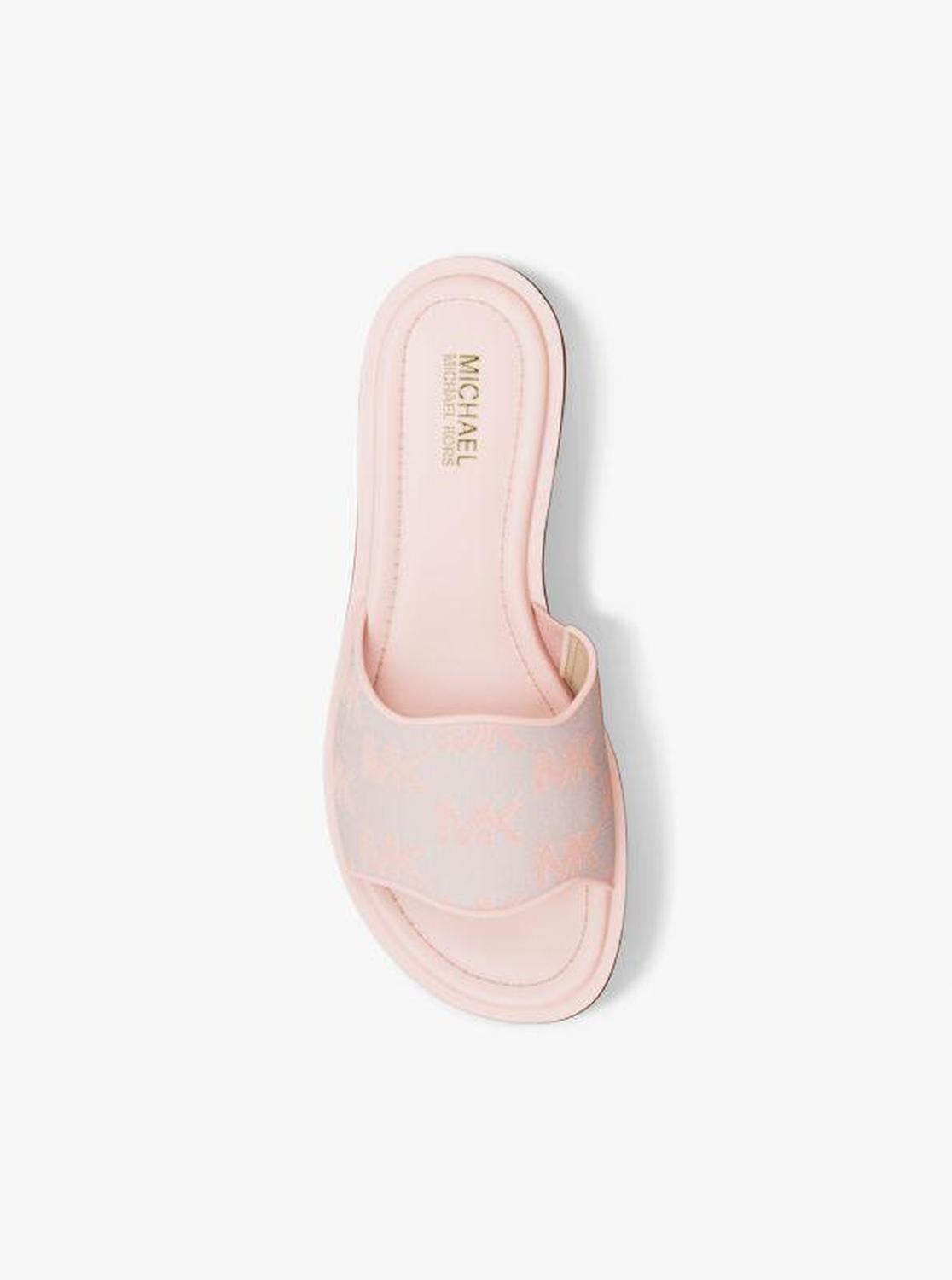 Hannah Logo Jacquard Slide Sandal