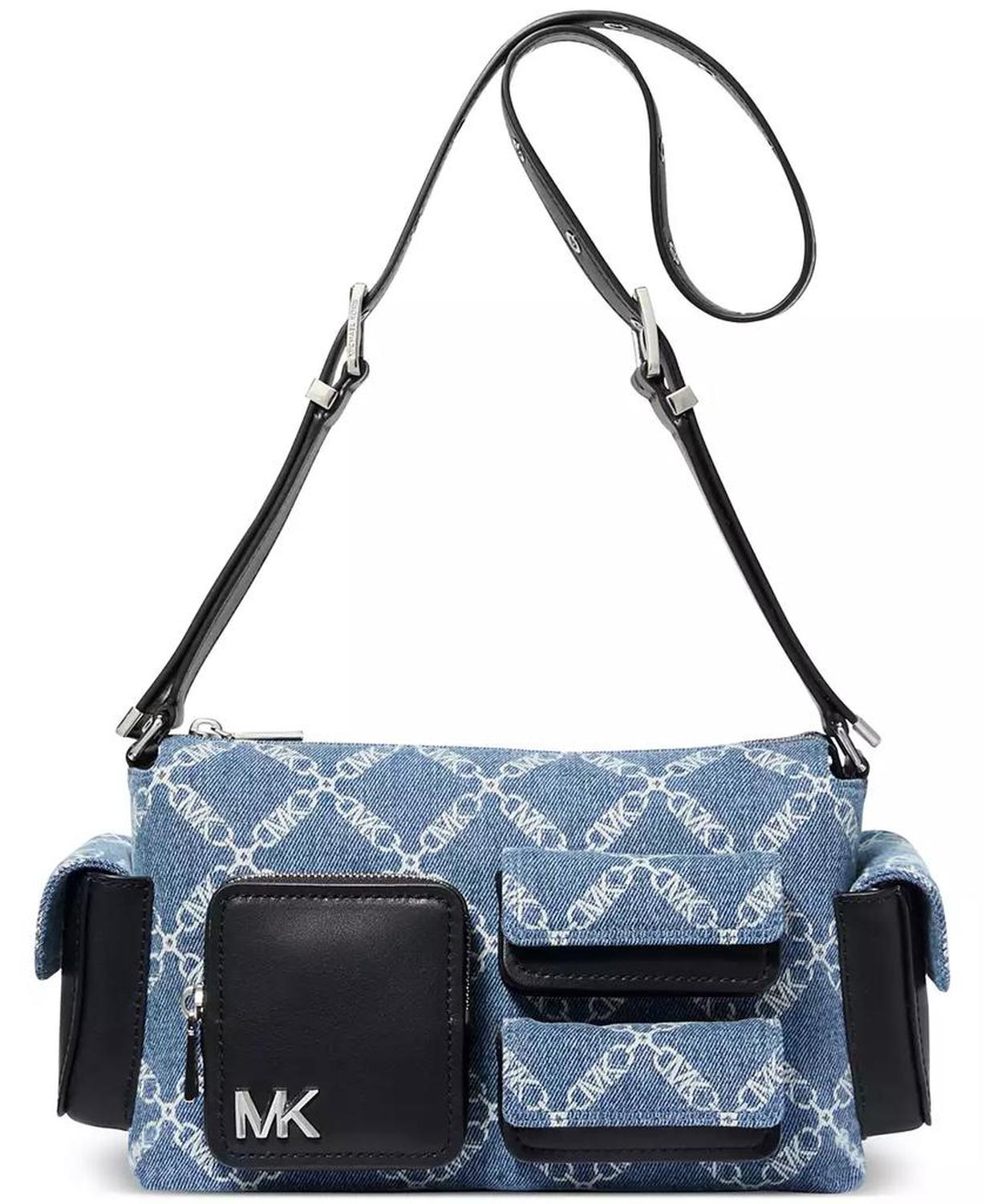 Dakota Small Pocket Denim Shoulder Bag