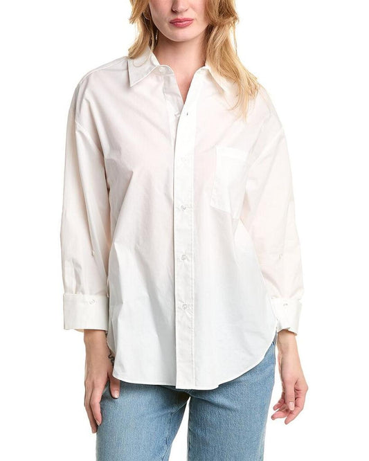 Alexia Admor Amber Classic Boyfriend Fit Shirt