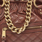 Marc Jacobs  Quilted Leather Stam Satchel