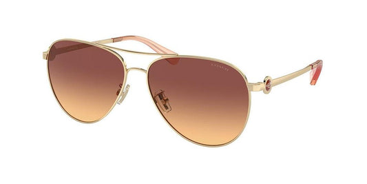 Coach Women's 58mm Shiny Light Gold Sunglasses