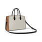 Hudson Colorblocked Pebbled Leather Commuter Laptop Bag