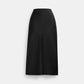 Coach Outlet Long Satin Midi Skirt