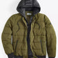 Men's Hooded Puffer Bomber Jacket