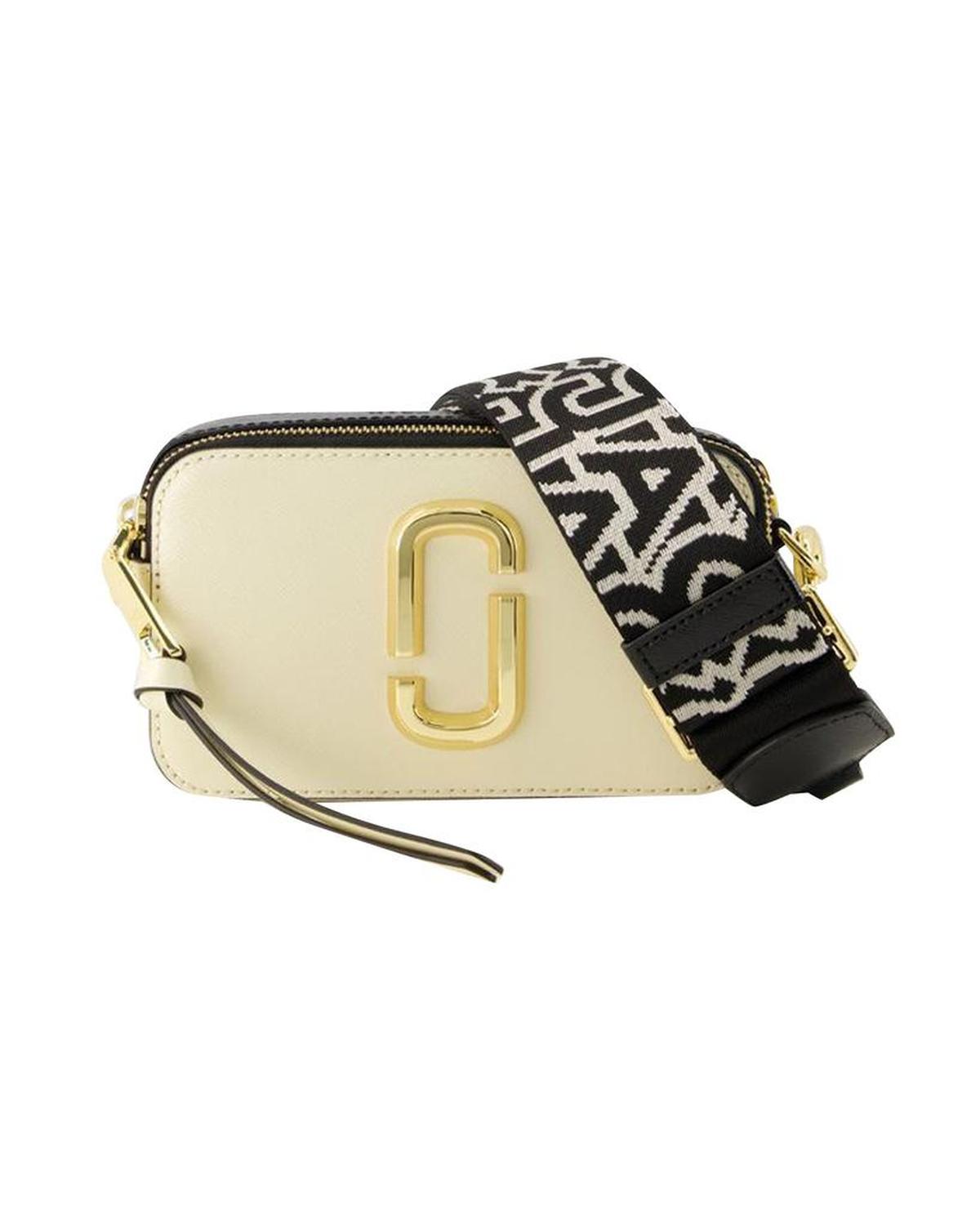 The Snapshot Crossbody -  - Leather - White