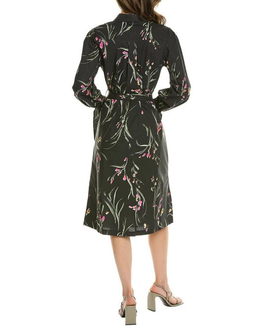 Marchesa Notte Printed Shirtdress