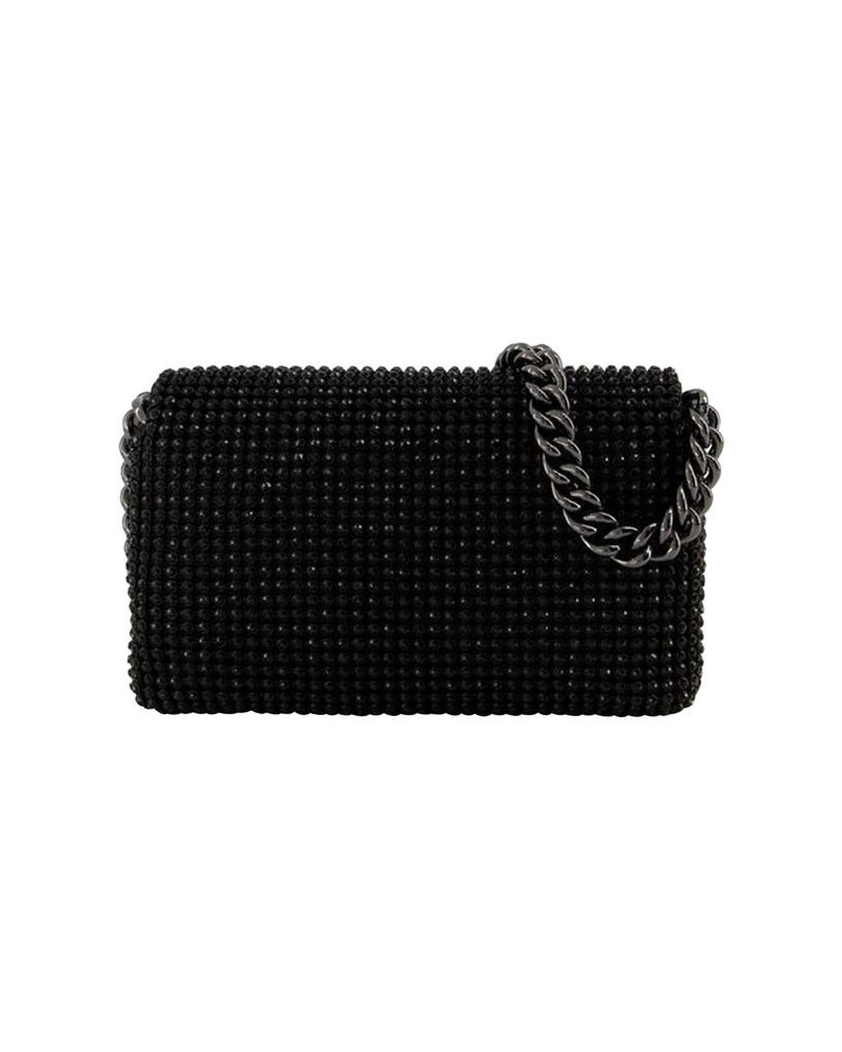 The Mini J Marc Shoulder Bag - Marc Jacobs - Mesh - Black