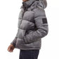 Men's Heavyweight Metallic Finish Hooded Puffer Jacket