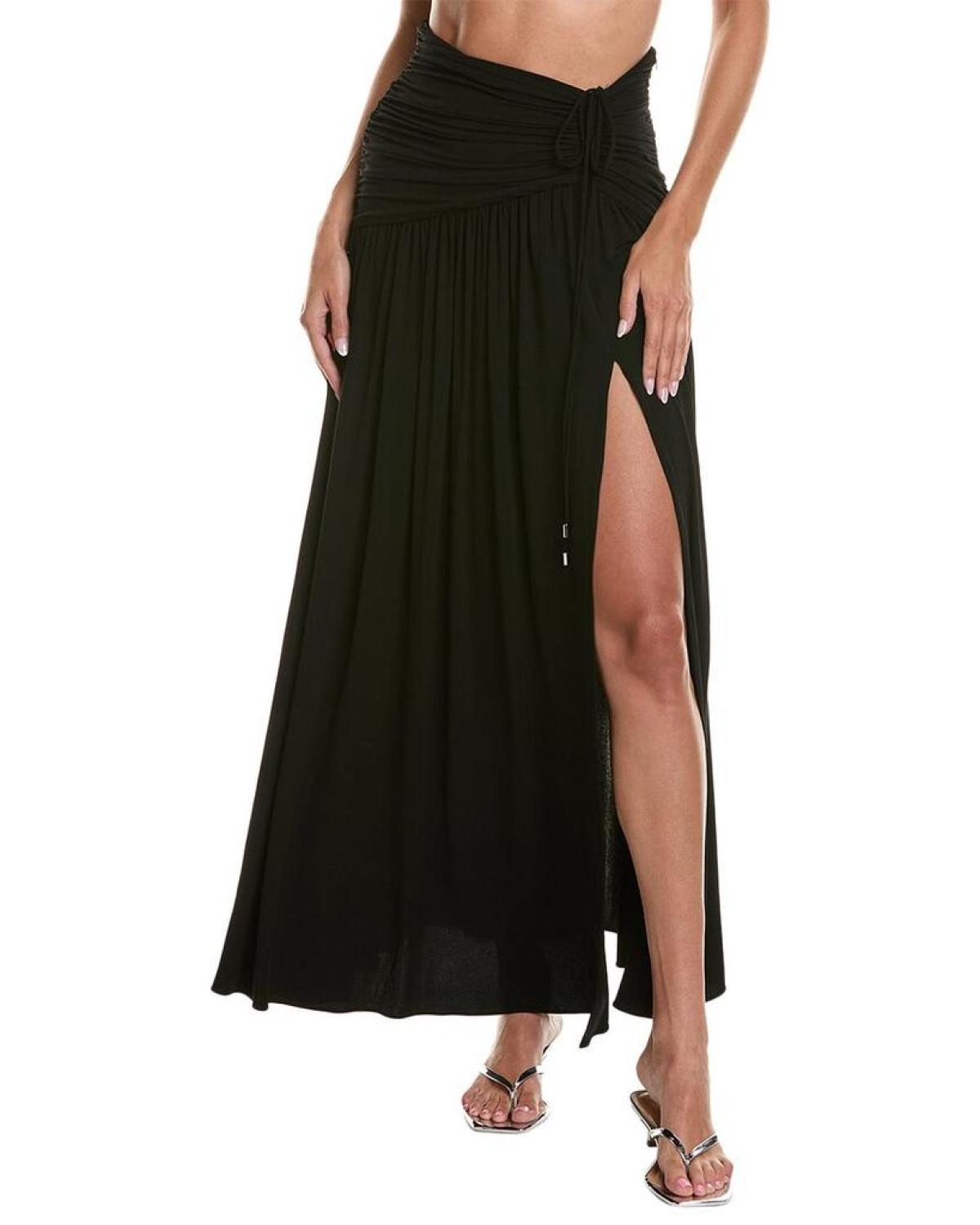 Michael Kors Collection Hip Slung Slit Maxi Skirt