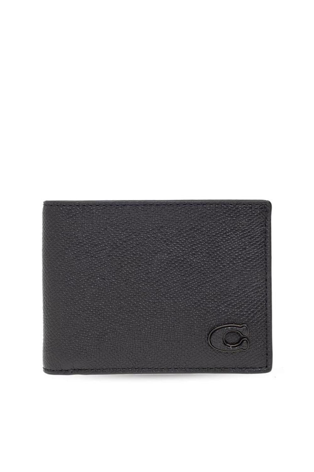 Coach Logo Plaque Bifold Wallet